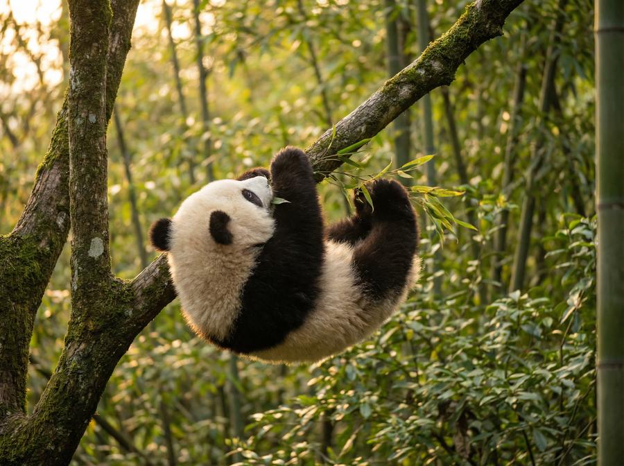 小马拉大车动物测评视频 大熊猫行为测评视频教程